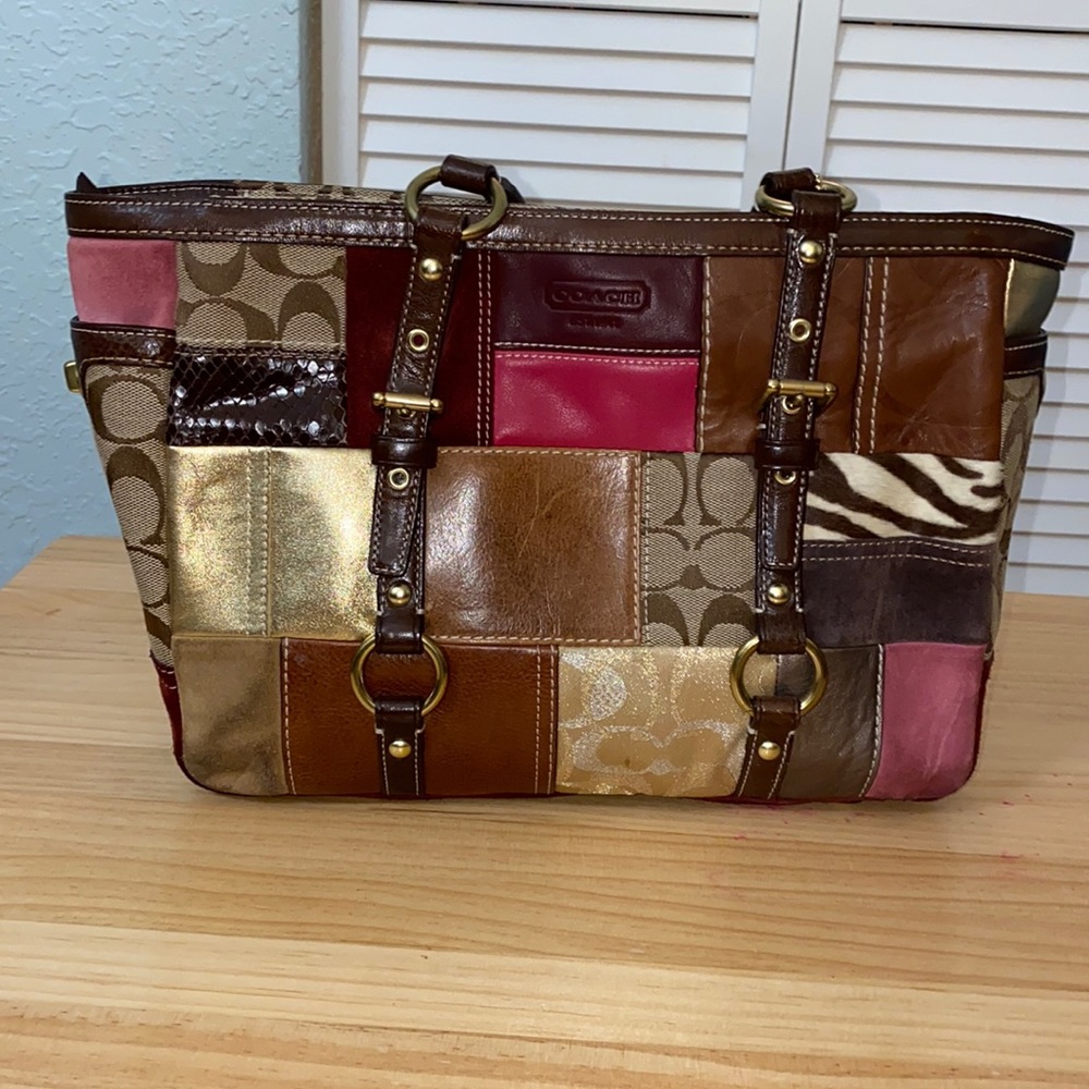 Coach Patchwork Purse.